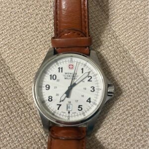 Wenger Swiss Army Leather Strap Watch